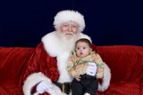 Christmas Cheer on the Red Couch