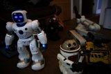 The Toy Assembly on Wooden Terrain