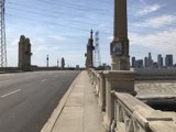 Cityscape View from the Bridge