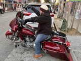 The Biker on the Road
