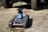 Small Robot Enjoying the Outdoors