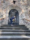 Man on the Gothic Staircase