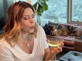 Relaxing with a Glass of Wine