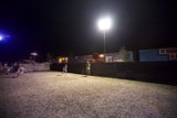 Nighttime Soccer Game under the Stars