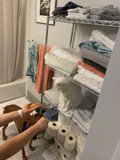 Organized Pet Bathroom Supplies
