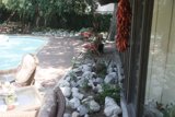 Serene Poolside Patio Retreat