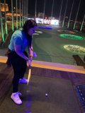 Mini Golf Fun Under the LA Night Sky