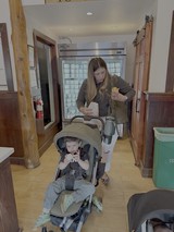 Mother and Child Coffee Shop Visit