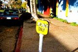License Plate Registration Sign