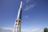 The Mighty Rocket atop the Hill