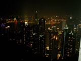 Nightscape of Hong Kong's Skyscrapers