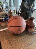 A Basketball on a Wooden Table