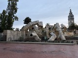 Deconstructed Abstract Sculpture at San Francisco Embarcadero