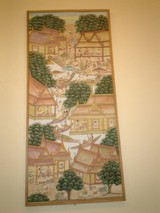 Village Mural on a Wall