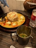 Enjoying a Delicious Curry Meal