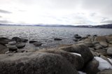 Rocky Shoreline Overlooking Pebble Lake