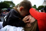 A Tender Moment at Disneyland