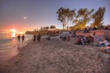 Sunset Gathering on the Beach