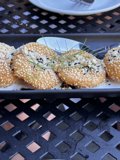 Sesame Seed Burger Plate