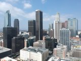Aerial View of Los Angeles Skyline