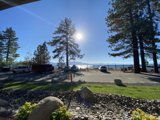 Window View of the Beach and Trees