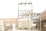 Impressive Architecture of a Large Building with Fence