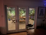 **Evening Glow Through French Doors**