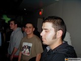 Club-goers in T-shirts