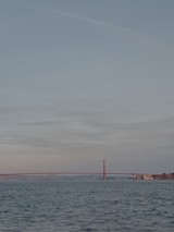 Golden Gate Bridge Through Misty Waters