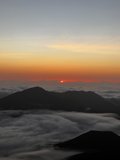 Summit of Mauna Kea: Sunrise over the Clouds