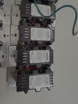 Leviton Electrical Components on Metal Mounting Rack