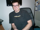 Dave B at the Computer Desk