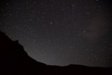 Majestic Mountain under the Starry Sky