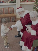 Child's Christmas Visit with Santa Claus