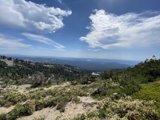 Majestic View of the Mountain Range and Clouds