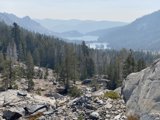Majestic Mountain Range and Serene Lake in Desolation Wilderness