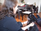 Cozy Moments with Furry Friend