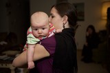 Mother and Baby Share a Quiet Indoor Moment