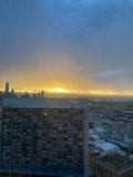 Cityscape Sunset over the Skyscrapers