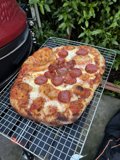 Grilled Pepperoni Pizza