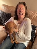 A Woman and Her Furry Companion