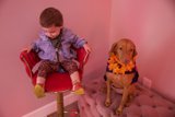 Cherished Moments: A Boy and His Dog