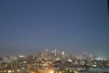 Nighttime Cityscape from Office Building