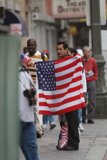 Proudly Waving the American Flag