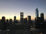 Sunset over the Urban Metropolis