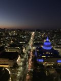 Blue Dome City Nightscape