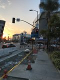 Busy City Intersection Under Construction