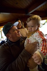 Multi-Generational Family Moment at Madonna Inn