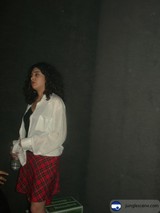 Teen Couple in Classic Plaid Attire
