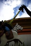 Lego Horse Knight Defends the Blue Sky